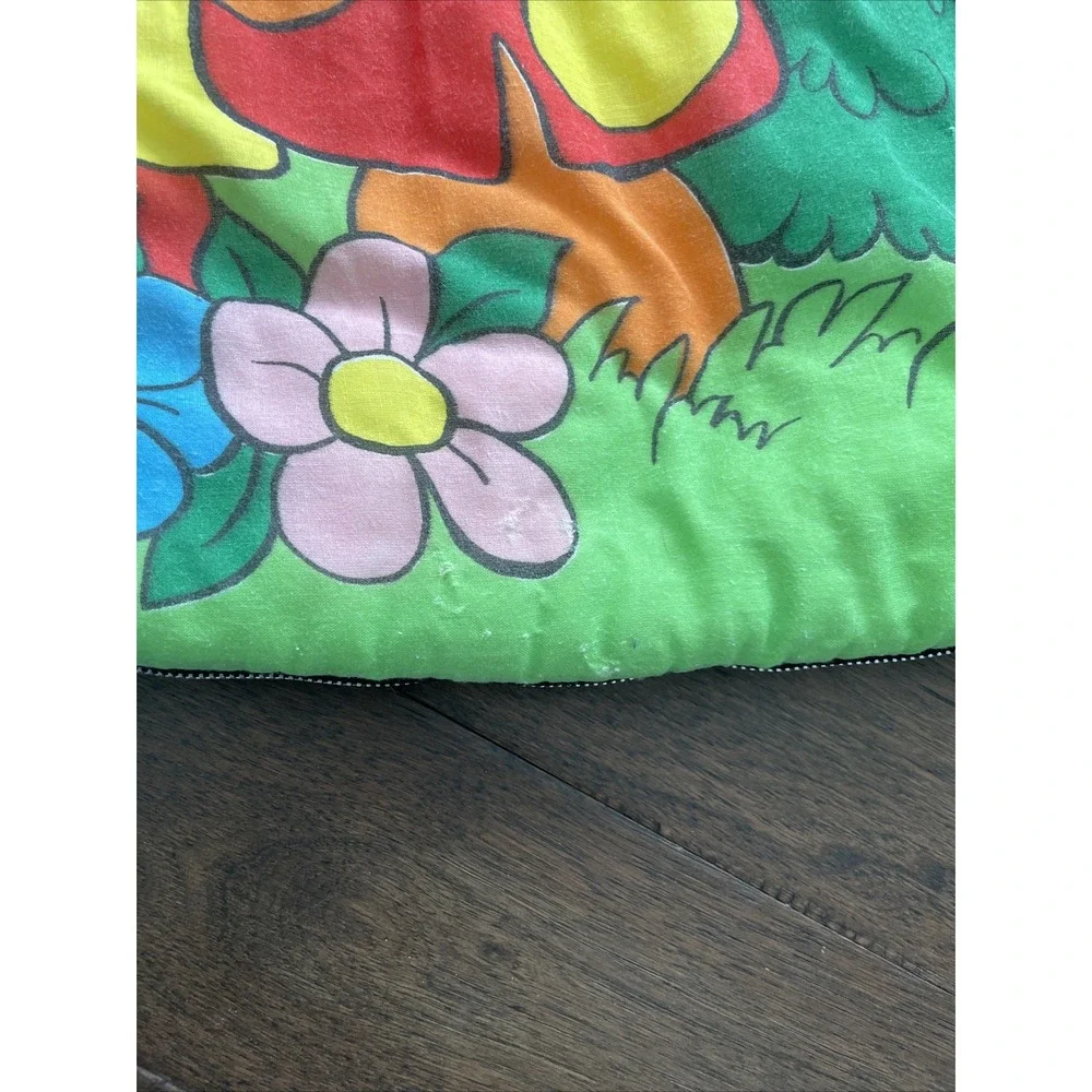 Vintage 1980s Smurf Sleeping Bag Birthday Party Wallace Berrie & Co Retro 80s